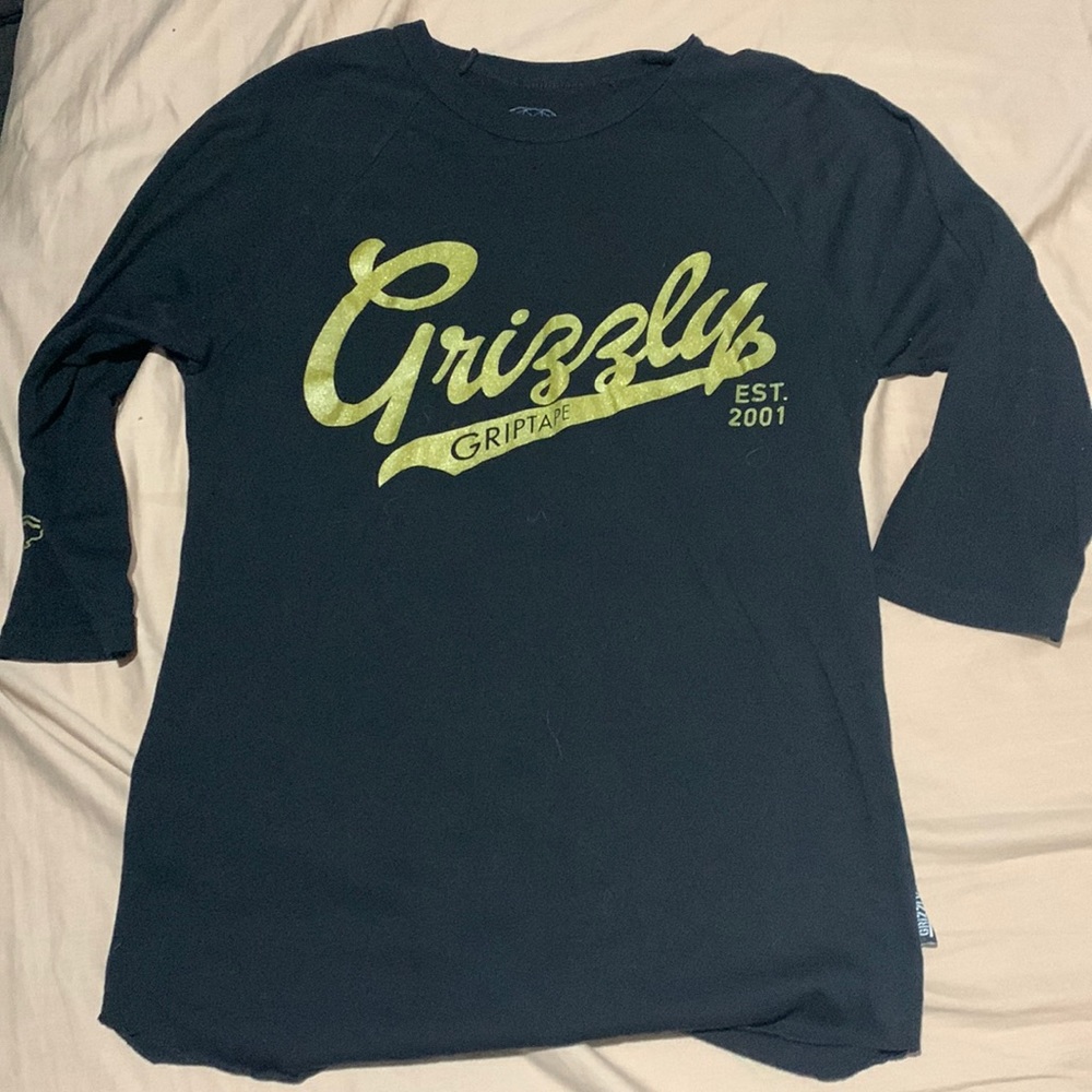 Mens Diamond Supply 3/4 Sleeve Casual Tee Size Small slightly worn